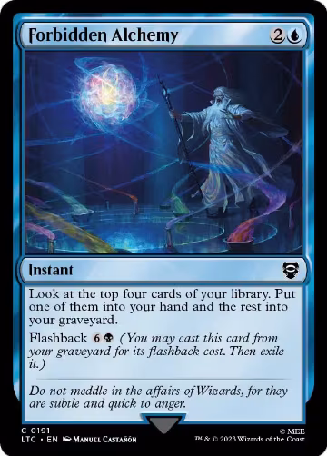 Forbidden Alchemy (191), Commander: The Lord of the Rings: Tales of Middle-earth — Magic card price