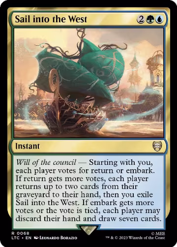 Sail into the West (68), Commander: The Lord of the Rings: Tales of Middle-earth — Magic card price