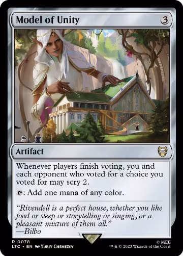 Model of Unity (78), Commander: The Lord of the Rings: Tales of Middle-earth — Magic card price