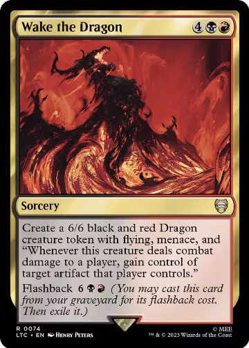 Wake the Dragon (74), Commander: The Lord of the Rings: Tales of Middle-earth — Magic card price