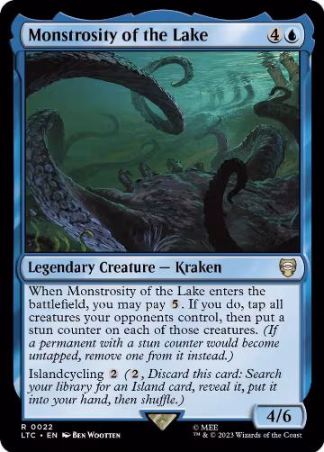Monstrosity of the Lake (22), Commander: The Lord of the Rings: Tales of Middle-earth — Magic card price