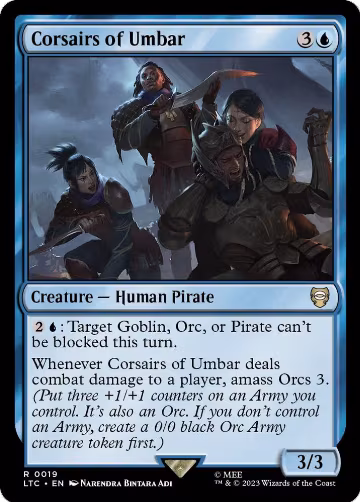 Corsairs of Umbar (19), Commander: The Lord of the Rings: Tales of Middle-earth — Magic card price
