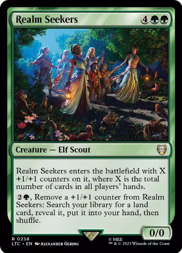 Realm Seekers (258), Commander: The Lord of the Rings: Tales of Middle-earth — Magic card price