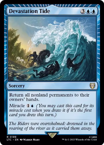 Devastation Tide (189), Commander: The Lord of the Rings: Tales of Middle-earth — Magic card price