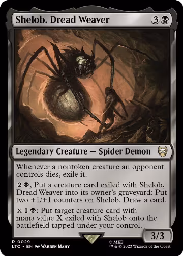 Shelob, Dread Weaver (29), Commander: The Lord of the Rings: Tales of Middle-earth — Magic card price