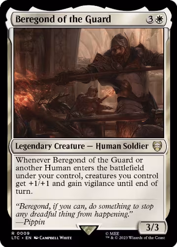 Beregond of the Guard (9), Commander: The Lord of the Rings: Tales of Middle-earth — Magic card price