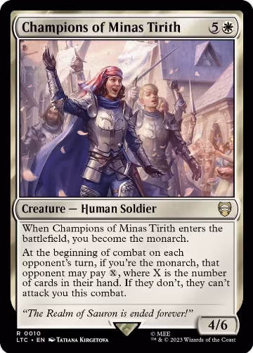 Champions of Minas Tirith (10), Commander: The Lord of the Rings: Tales of Middle-earth — Magic card price
