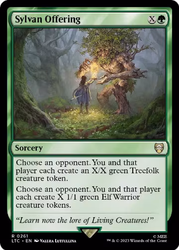 Sylvan Offering (261), Commander: The Lord of the Rings: Tales of Middle-earth — Magic card price