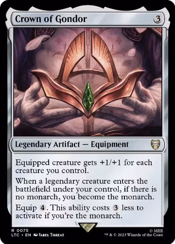Crown of Gondor (75), Commander: The Lord of the Rings: Tales of Middle-earth — Magic card price