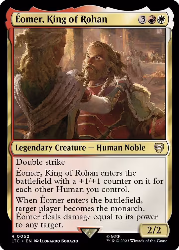 Eomer, King of Rohan (52), Commander: The Lord of the Rings: Tales of Middle-earth — Magic card price