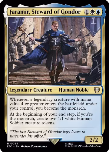Faramir, Steward of Gondor (54), Commander: The Lord of the Rings: Tales of Middle-earth — Magic card price