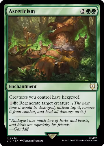 Asceticism (233), Commander: The Lord of the Rings: Tales of Middle-earth — Magic card price
