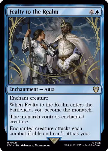 Fealty to the Realm (21), Commander: The Lord of the Rings: Tales of Middle-earth — Magic card price