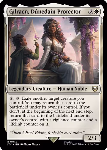 Gilraen, Dunedain Protector (13), Commander: The Lord of the Rings: Tales of Middle-earth — Magic card price