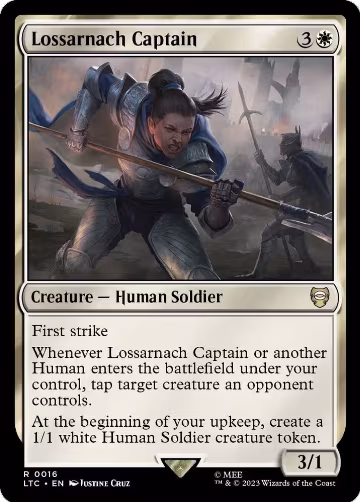 Lossarnach Captain (16), Commander: The Lord of the Rings: Tales of Middle-earth — Magic card price