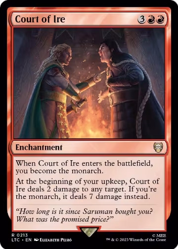 Court of Ire (213), Commander: The Lord of the Rings: Tales of Middle-earth — Magic card price