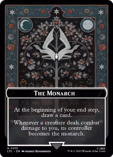 The Monarch // Treasure Double-Sided Token (15 // 12), Commander: The Lord of the Rings: Tales of Middle-earth — Magic card price