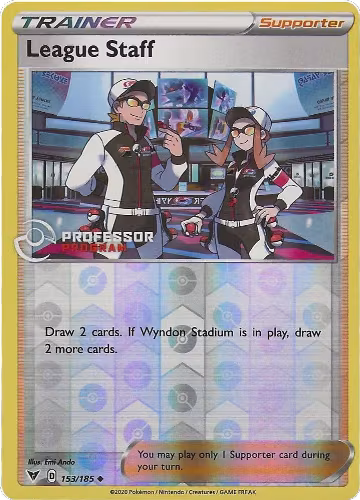 League Staff (153/185), Professor Program Promos — Pokémon card price