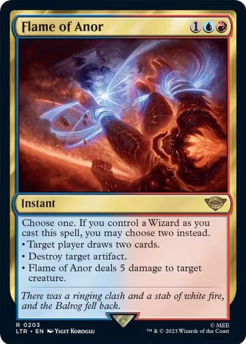 Flame of Anor (203), Universes Beyond: The Lord of the Rings: Tales of Middle-earth — Magic card price