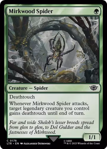 Mirkwood Spider (178), Universes Beyond: The Lord of the Rings: Tales of Middle-earth — Magic card price
