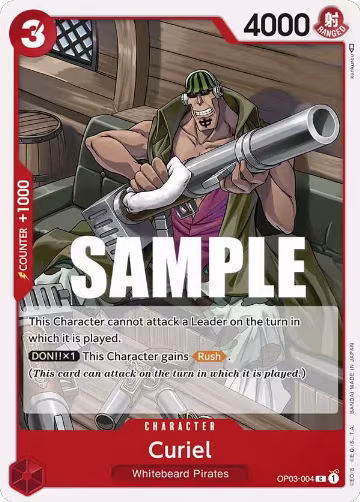 Curiel (OP03-004), Pillars of Strength — One Piece card price