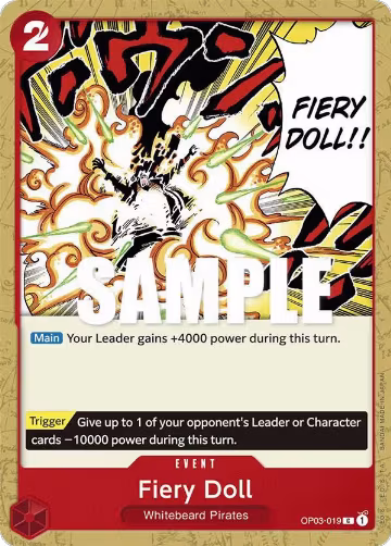 Fiery Doll (OP03-019), Pillars of Strength — One Piece card price