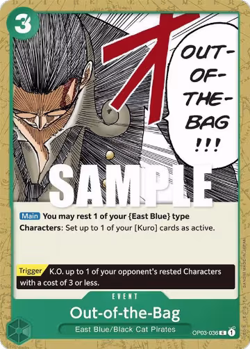 Out-of-the-Bag (OP03-036), Pillars of Strength — One Piece card price