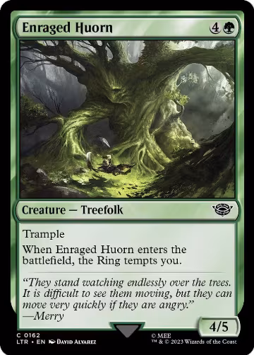 Enraged Huorn (162), Universes Beyond: The Lord of the Rings: Tales of Middle-earth — Magic card price