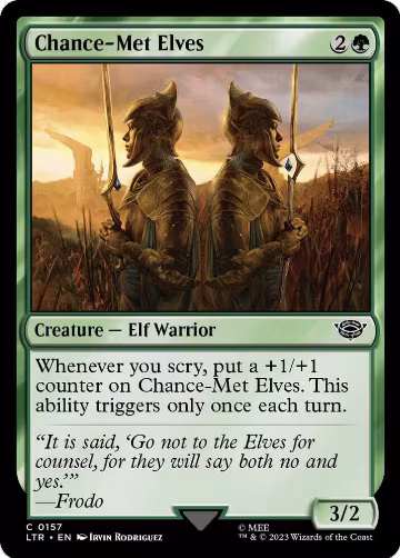 Chance-Met Elves (157), Universes Beyond: The Lord of the Rings: Tales of Middle-earth — Magic card price