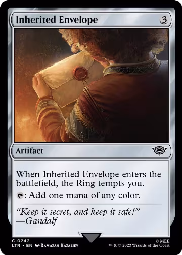 Inherited Envelope (242), Universes Beyond: The Lord of the Rings: Tales of Middle-earth — Magic card price