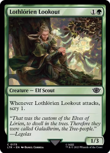 Lothlorien Lookout (175), Universes Beyond: The Lord of the Rings: Tales of Middle-earth — Magic card price