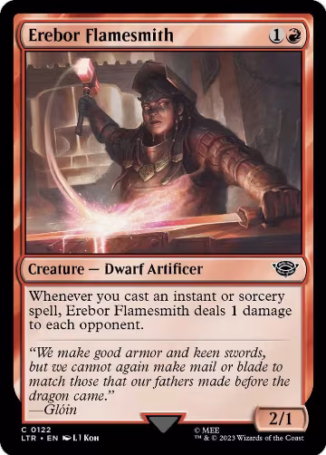 Erebor Flamesmith (122), Universes Beyond: The Lord of the Rings: Tales of Middle-earth — Magic card price