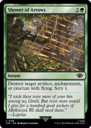 Shower of Arrows (188), Universes Beyond: The Lord of the Rings: Tales of Middle-earth — Magic card price