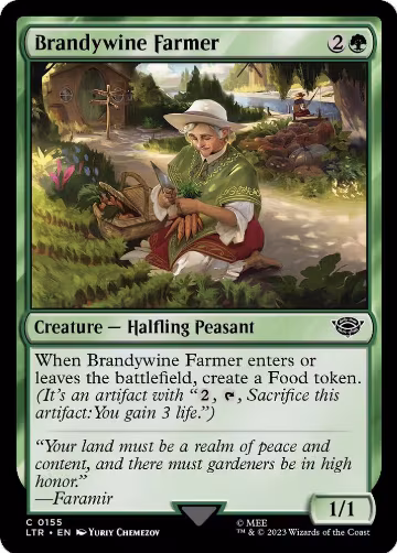 Brandywine Farmer (155), Universes Beyond: The Lord of the Rings: Tales of Middle-earth — Magic card price
