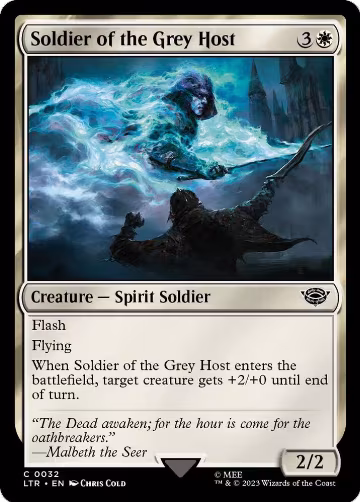 Soldier of the Grey Host (32), Universes Beyond: The Lord of the Rings: Tales of Middle-earth — Magic card price