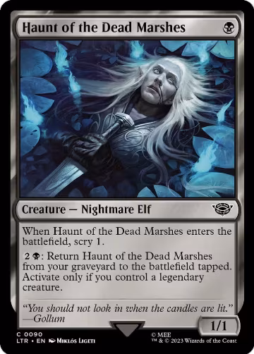 Haunt of the Dead Marshes (90), Universes Beyond: The Lord of the Rings: Tales of Middle-earth — Magic card price