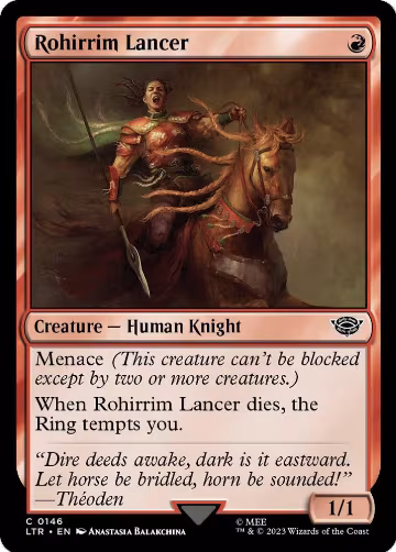 Rohirrim Lancer (146), Universes Beyond: The Lord of the Rings: Tales of Middle-earth — Magic card price