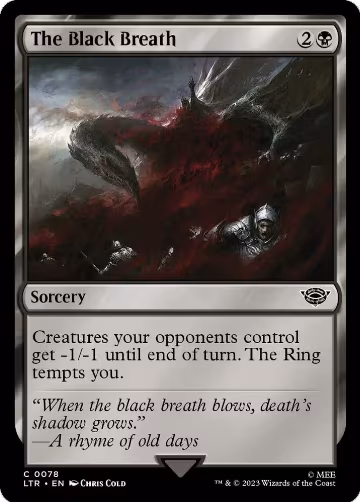 The Black Breath (78), Universes Beyond: The Lord of the Rings: Tales of Middle-earth — Magic card price