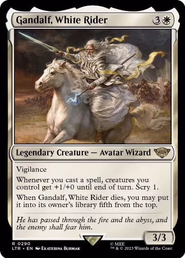 Gandalf, White Rider (290), Universes Beyond: The Lord of the Rings: Tales of Middle-earth — Magic card price
