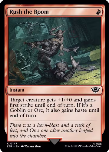 Rush the Room (147), Universes Beyond: The Lord of the Rings: Tales of Middle-earth — Magic card price