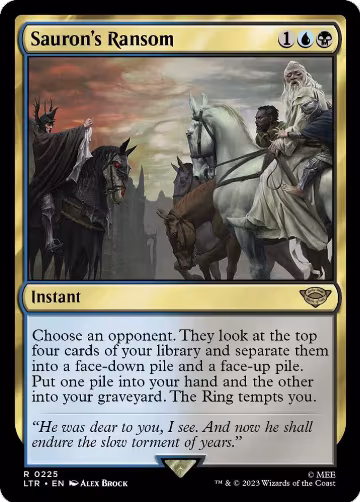 Sauron's Ransom (225), Universes Beyond: The Lord of the Rings: Tales of Middle-earth — Magic card price