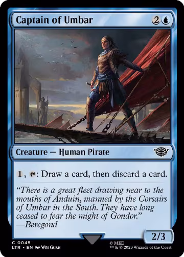 Captain of Umbar (45), Universes Beyond: The Lord of the Rings: Tales of Middle-earth — Magic card price