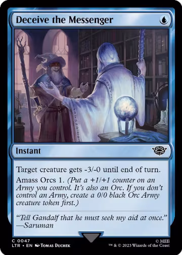 Deceive the Messenger (47), Universes Beyond: The Lord of the Rings: Tales of Middle-earth — Magic card price