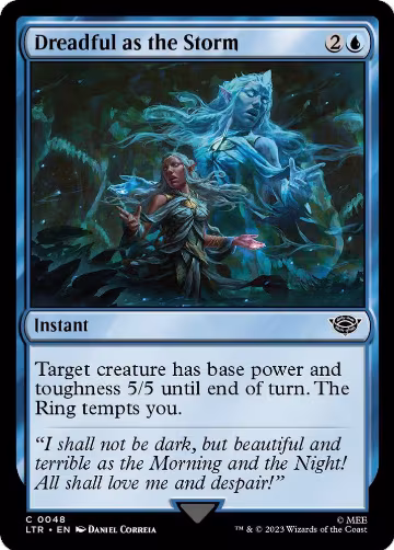 Dreadful as the Storm (48), Universes Beyond: The Lord of the Rings: Tales of Middle-earth — Magic card price