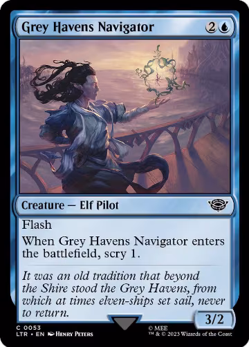Grey Havens Navigator (53), Universes Beyond: The Lord of the Rings: Tales of Middle-earth — Magic card price