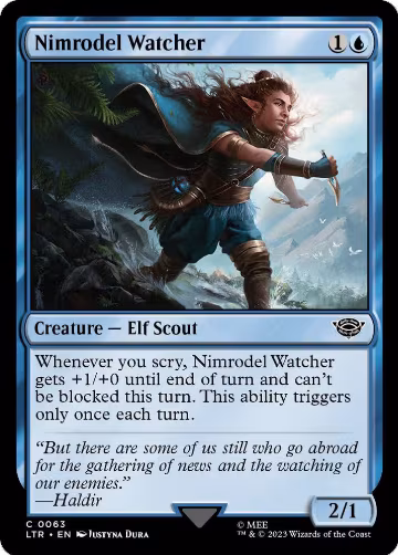 Nimrodel Watcher (63), Universes Beyond: The Lord of the Rings: Tales of Middle-earth — Magic card price