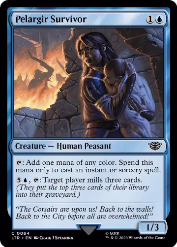 Pelargir Survivor (64), Universes Beyond: The Lord of the Rings: Tales of Middle-earth — Magic card price