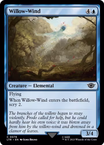 Willow-Wind (76), Universes Beyond: The Lord of the Rings: Tales of Middle-earth — Magic card price