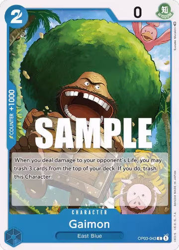 Gaimon (OP03-043), Pillars of Strength — One Piece card price