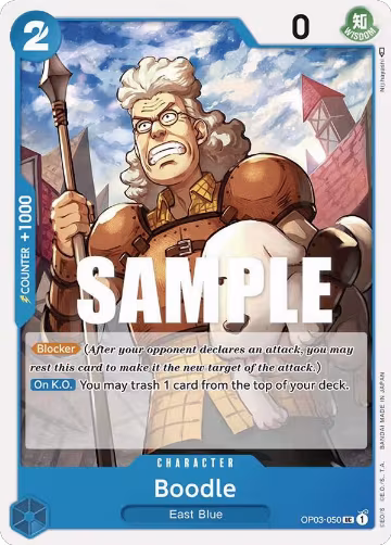 Boodle (OP03-050), Pillars of Strength — One Piece card price